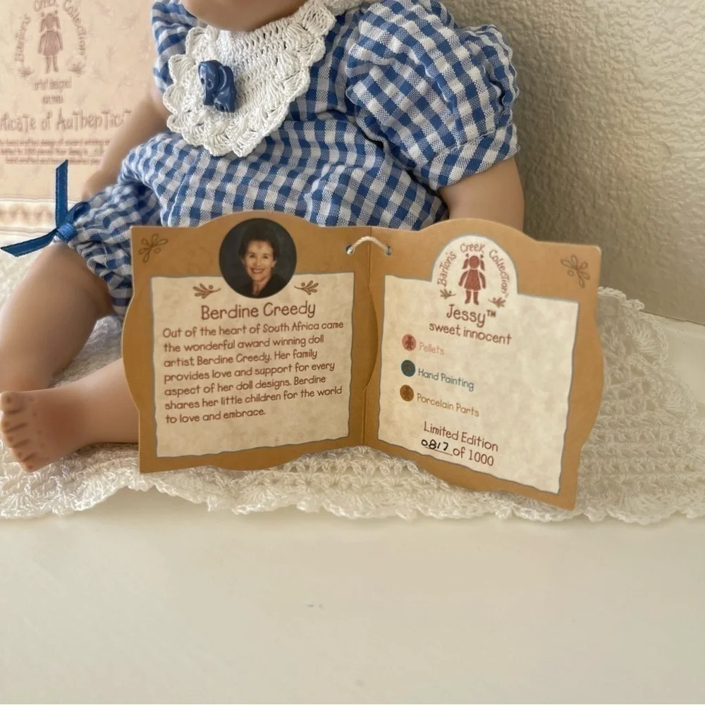 Berdine Creedy Porcelain Baby Doll Barton Creek